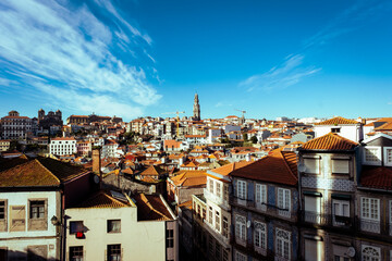Naklejka premium The city of porto in the north of Portugal