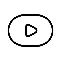 Play icon. sign for mobile concept and web design. vector illustration