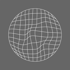 Cyber distorted grid Element