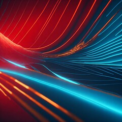 Red and Blue Neon light background