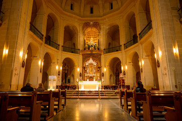 Fototapeta na wymiar Medieval co-cathedral of San Nicolas de Bari, Alicante, Spain