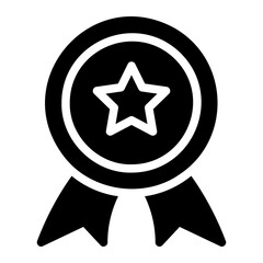 quality assurance glyph icon