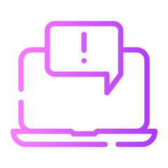 notification gradient icon