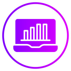 chart gradient icon