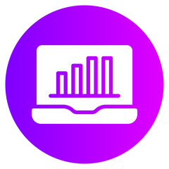 chart gradient icon