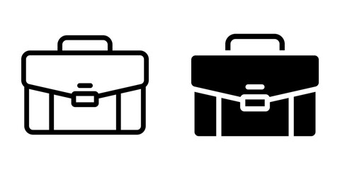 Briefcase icon. sign for mobile concept and web design. vector illustration