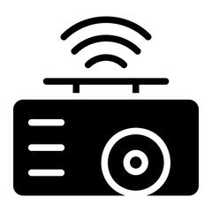 projector glyph icon