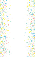 Color Dot Independence White Background.