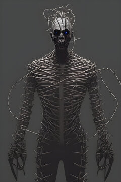 skeleton of a person