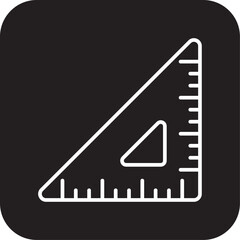 Trigonometric Education icon with black filled line style. science, math, geometry, mathematical, mathematics, analysis, calculation. Vector illustration