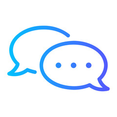 chat gradient icon