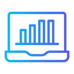 chart gradient icon