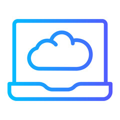 cloud gradient icon