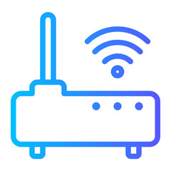 modem gradient icon