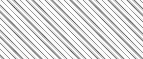 Fototapeta premium Diagonal stripes pattern. Simple vector seamless texture with thin inclined lines. Modern abstract geometric striped background. Stylish design