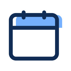 calendar filled line icon