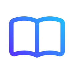 open book gradient icon