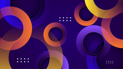 Obraz premium dynamic shape blue colorful abstract geometri design background