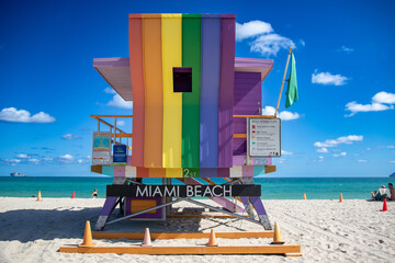 lifeguard tower on the beach