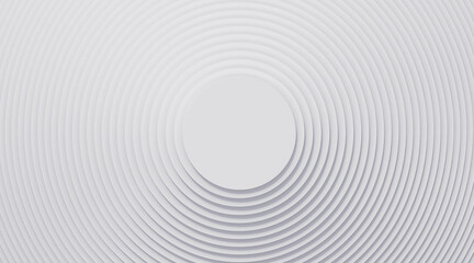 3d rings on Abstract geometric white background for business template.