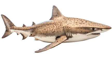 Requin blanc, requin bouledogue, requin léopard, détouré