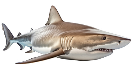 Requin blanc, requin bouledogue, requin léopard, détouré