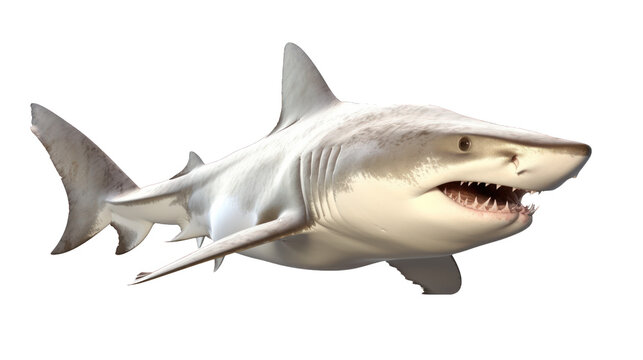 Requin blanc, requin bouledogue, requin l&eacute;opard, d&eacute;tour&eacute;