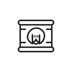 Shop Store Dog Outline Icon