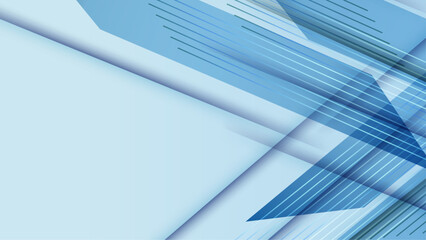 Modern abstract background with diagonal lines or stripes elements and blue color pastel