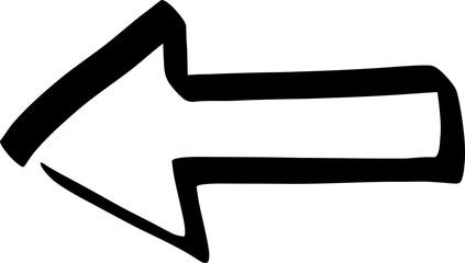 Doodle Outline Arrow