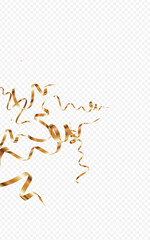 Luxury Spiral Celebration Vector Transparent