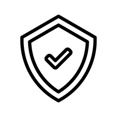 Secure icon. sign for mobile concept and web design. vector illustration