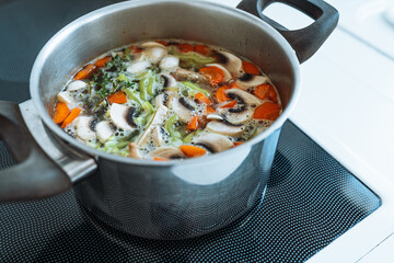 vegetable soup with meat