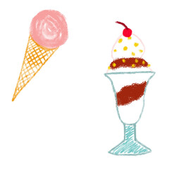 ice cream in a cone kids childs style