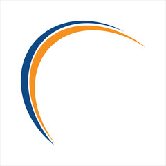 Fototapeta na wymiar Abstract Vector Logo Design Template. Abstract logo set. Free Vector.Modern Orange and Blue Abstract Logo Compilation Pro Vector.circle logo vector Pro Vector.
