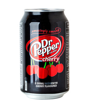 Can of Dr Pepper Cherry.