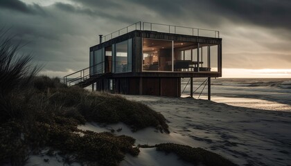 Beach house, Generative AI