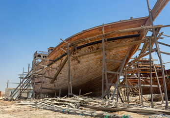 old abandoned boat