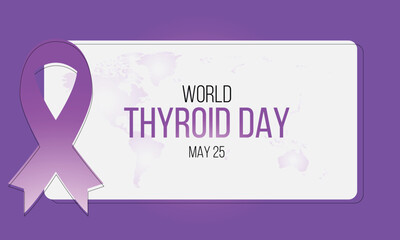 Vector Illustration for World Thyroid Day, Perfect for Posters, Banners, Medical Designs, Backgrounds, Symbols, Icons, and Print Templates