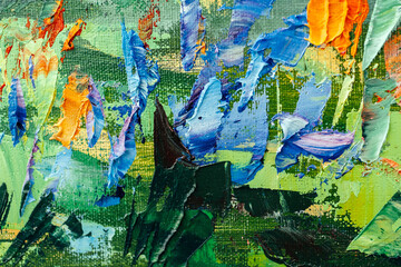 painted abstract background