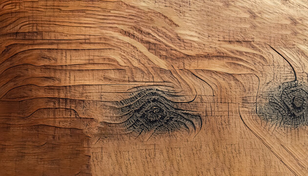 Super-Detailed Top View of Wooden Table Background Perfect for Interior Design , Decor, Web Design, Graphic Design and Print, Generative AI