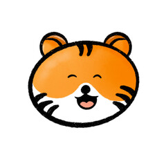 cute tiger characters 