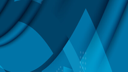 Vector blue abstract background geometry concept