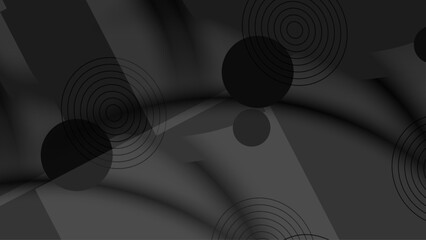 Abstract black layered background