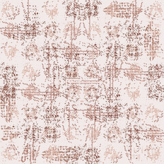 Seamless abstract Geometry texture repeat creative modern pattern.modern, abstract, ethnic highly detailed abstract texture or grunge red background.brown texture used red background.