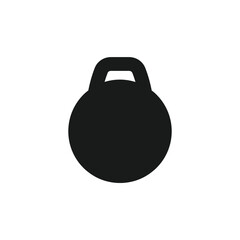 Weight vector icon. Kg flat sign design. Kilogram symbol pictogram. UX UI icon