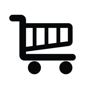Vector of Shopping Cart Icon: E-commerce and Retail Symbol