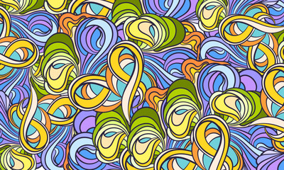 colorful art vector etnic floral background