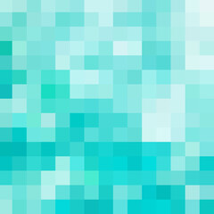 Blooming pixel template. Blue and white pixel background. Vector illustration for your graphic design.Vector illustration for your graphic design. eps 10