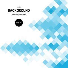 Blue pixel background. Layout for advertising. Cover for magazine background. Presentation template. eps 10